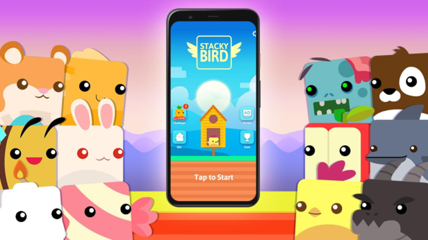 Stacky Bird: Fun Egg Dash Game