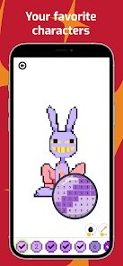 Amazing Circus Pixel Coloring screenshot 3